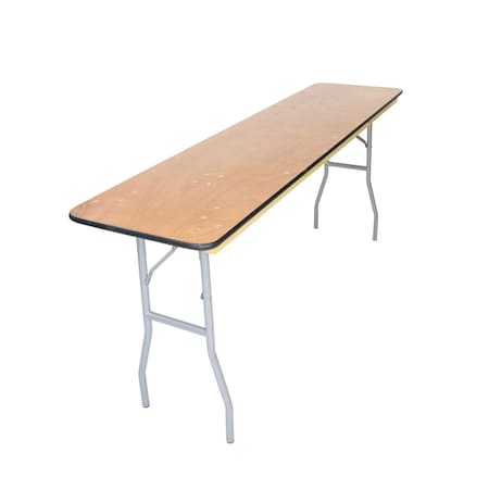Atlas Commercial Products Titan Series Wood Folding Table, 6 ft x 18 Conference Table WFT5-1872